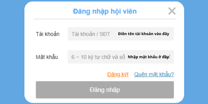 Đăng nhập tài khoản với tính năng bảo mật tuyệt đối